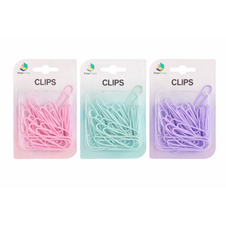 Clips Coloridos Pastel 50mm – Rosa e Verde | 25 Unidades | Papelaria Escolar e Escritório em Oferta na Shopee