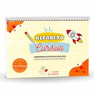 ALFABETO CURSIVO Apostila de Caligrafia Infantil  A–Z | 6 anos+ | Caligrafia Reforço Escolar Criança em Oferta na Shopee