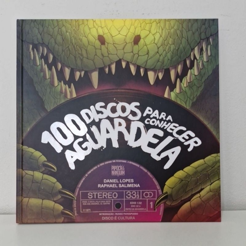 100 discos para conhecer Aguardela - HQ de Daniel Lopes e Raphael Salimena - Editora Pipoca & Nanquim
