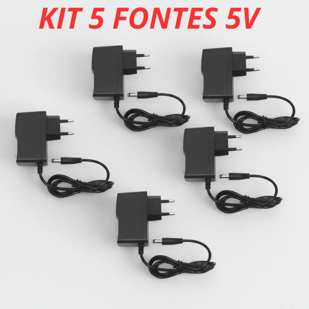 Fonte Carregador 5V 2A P4 para Modem Roteador Câmera