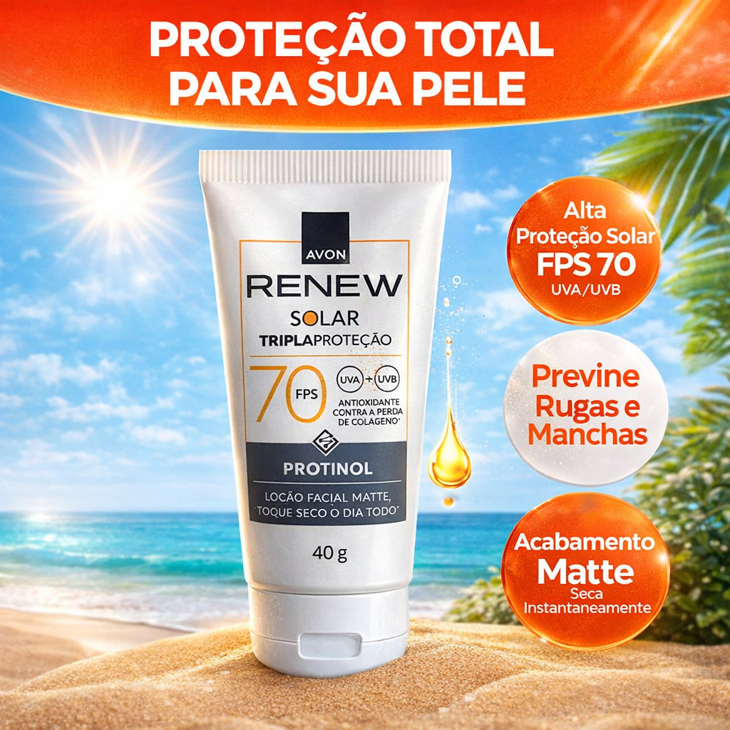 Protetor Solar Facial Avon - Comprar com Melhor Preço em Cuidados com a Pele