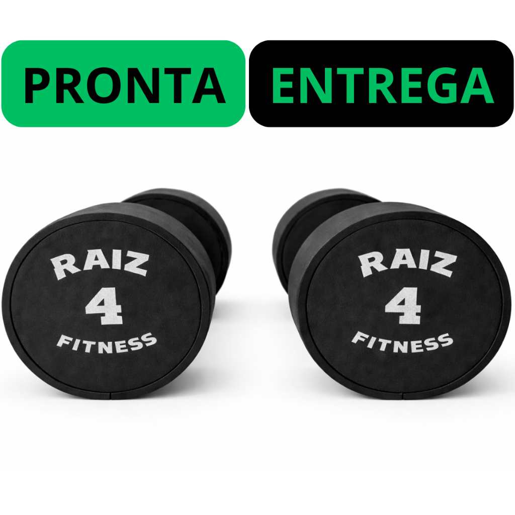 Halteres Academia Musculação Treino Fitness Exercício Halter 4kg cada