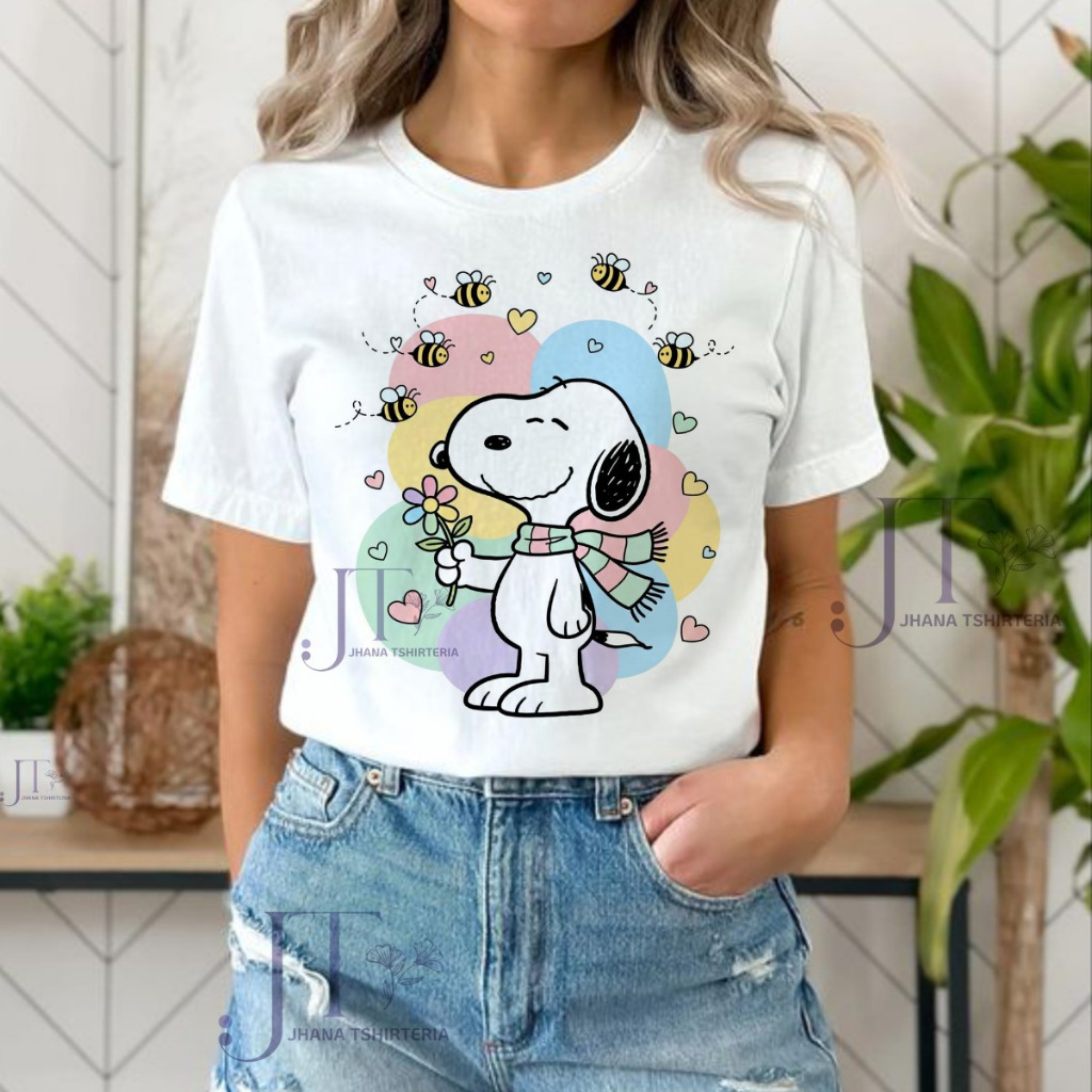 CAMISETA UNISSEX Blusa tshirt feminina Snoopy, ABELHAS, tshirt moda casual plus size