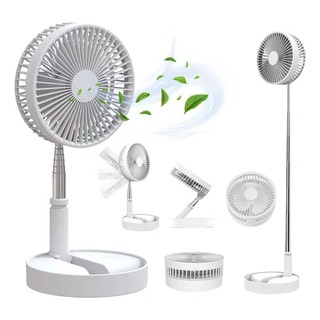 Ventilador Portátil de Mesa USB Recarregável Dobrável