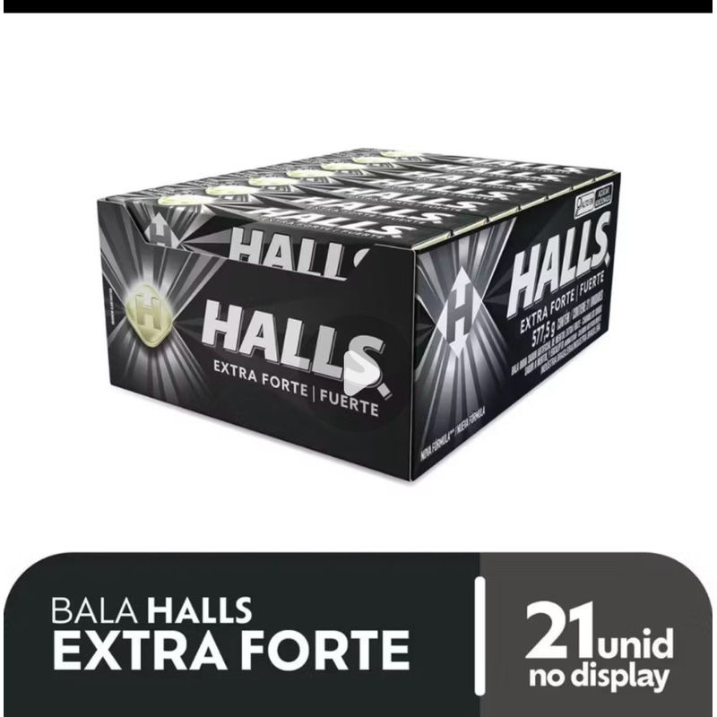 Halls Gotas Extra Forte 21g - Refrescância Poderosa e Praticidade em Qualquer Lugar