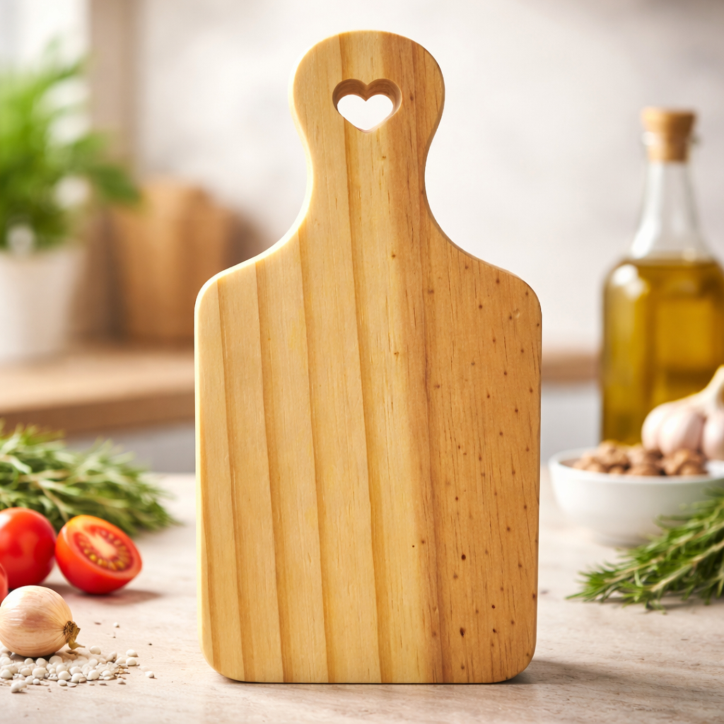 Tábua de Madeira Pinus de Reflorestamento para Corte, Servir e Decoração em Oferta na Shopee