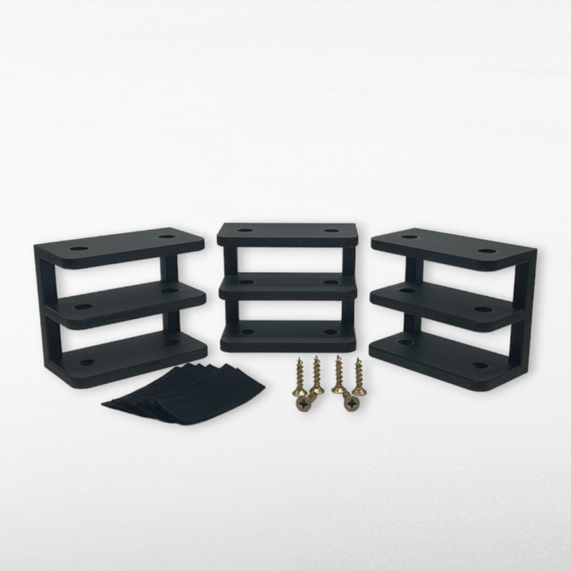 Suporte duplo pra por MacBook ou tablet organizador sobre a mesa pra MacBook notebook ou tablet — imagem 2 de 2
