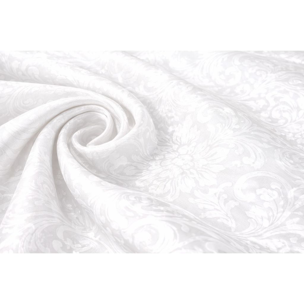 Tecido Floral por Metro 3D 2,80m de Largura para Cortinas Toalhas e Decoração Adamasco alto Relevo