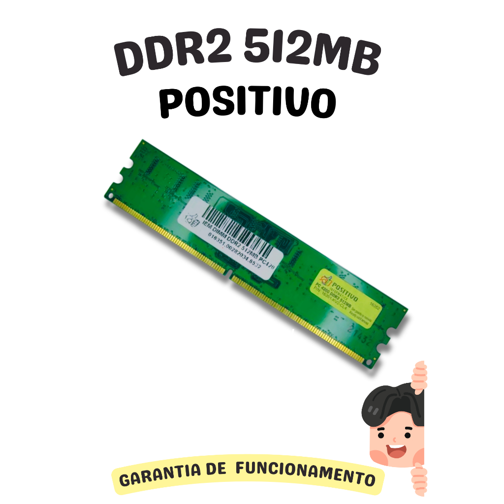 🔥 𝗠𝗘𝗠𝗢́𝗥𝗜𝗔 𝗥𝗔𝗠 𝗗𝗘𝗦𝗞𝗧𝗢𝗣 𝟱𝟭𝟮𝗠𝗕 | 𝗗𝗗𝗥𝟮 𝟲𝟲𝟳𝗠𝗛𝘇 | 𝗣𝗢𝗦𝗜𝗧𝗜𝗩𝗢 𝗢𝗥𝗜𝗚𝗜𝗡𝗔𝗟 | 𝗣𝗖 𝗟𝗘𝗚𝗔𝗗𝗢 ⚡🖥️