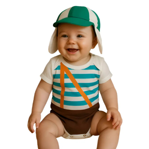 Body Bebe Infantil Mesversário Fantasia Personagem Turma do Chaves! em Oferta na Shopee