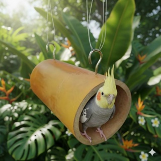 Toca de Bambu para Pássaros, envio imediato em Oferta na Shopee