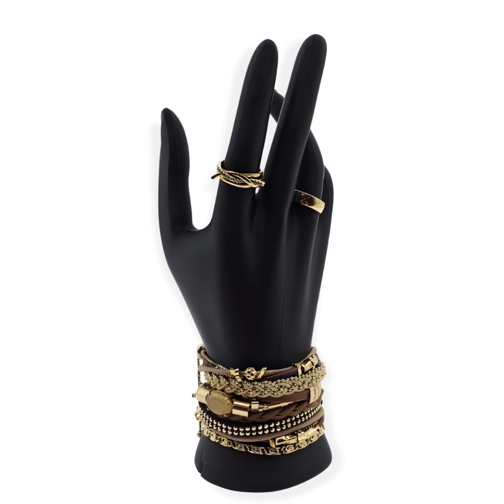 Expositor de Anéis e Pulseiras para Bijuterias Jóias Display Suporte Mostruário