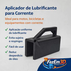 Aplicador de Lubrificante de Corrente Para Uso Em Motos e Bicicletas