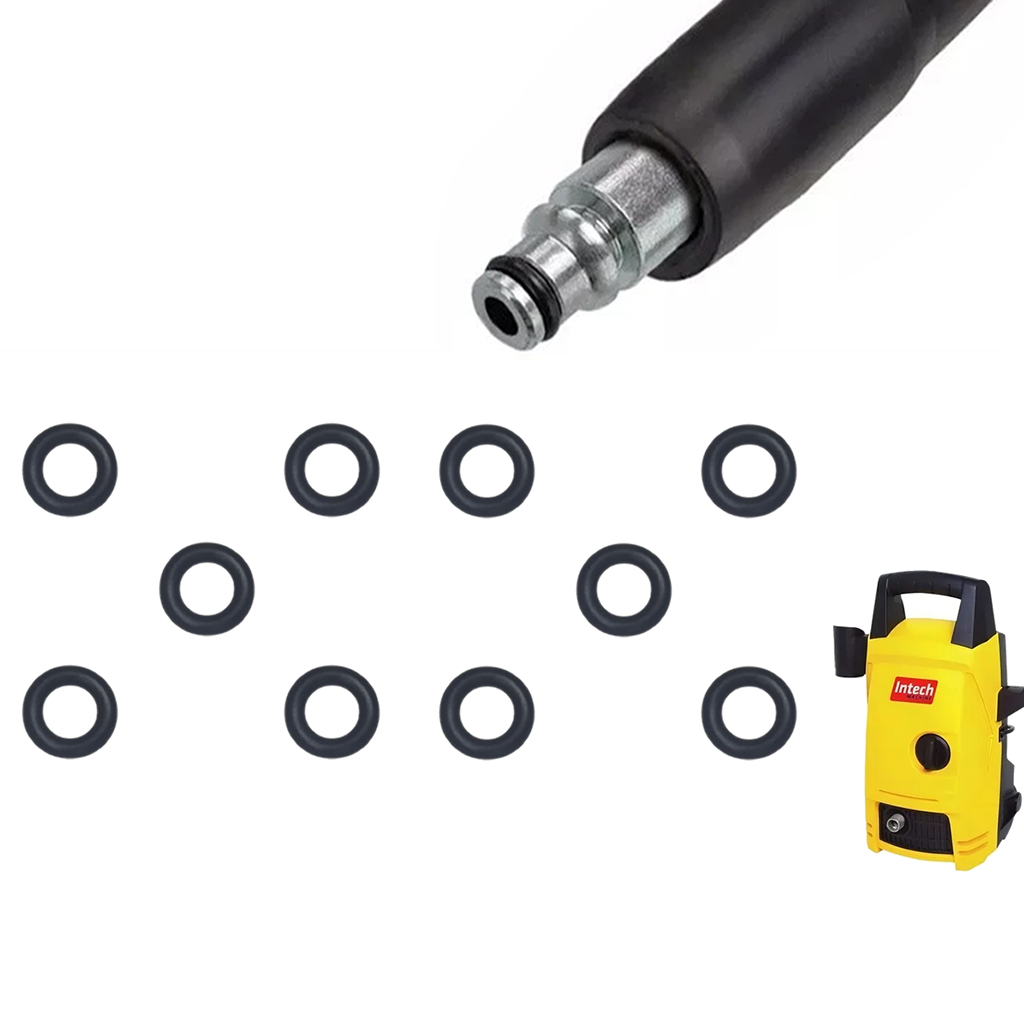 Anel Oring Borrachinha Vedação Compatível Com Mangueira Intech Machine ACQUA 1200 - 10 Unidades