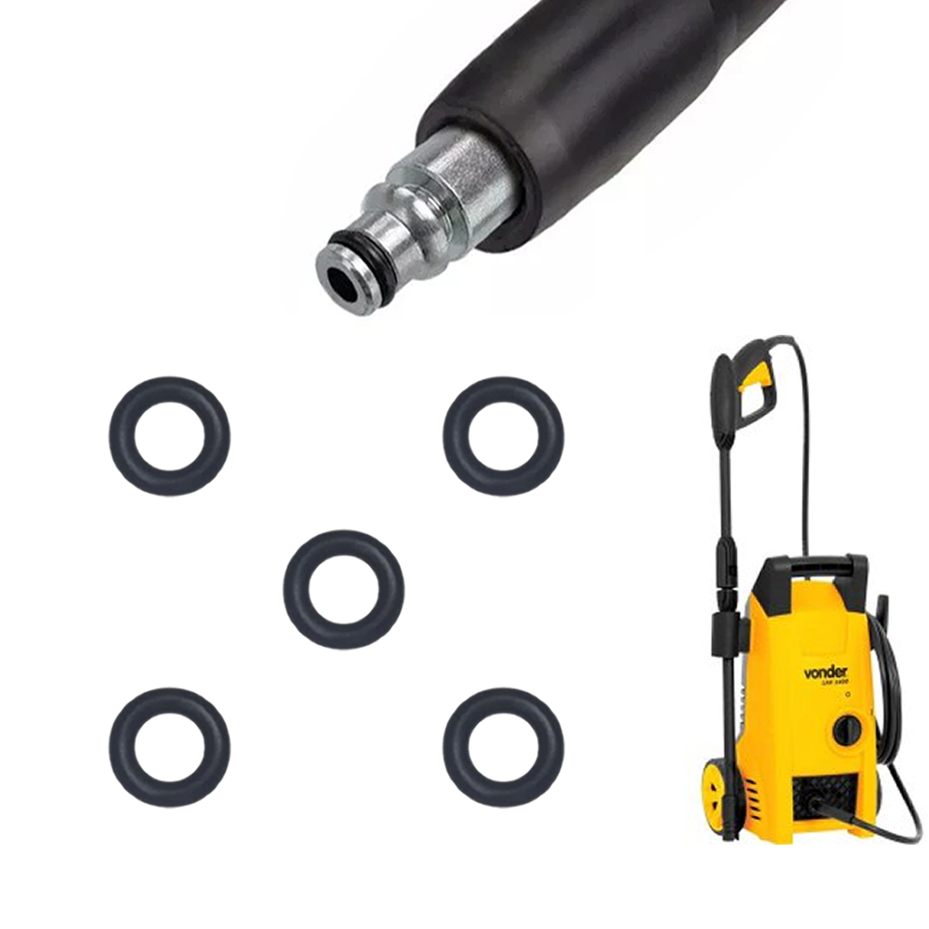 Anel Oring Borrachinha Vedação Compatível Com Mangueira Vonder LAV 1400 - 05 Unidades em Oferta na Shopee