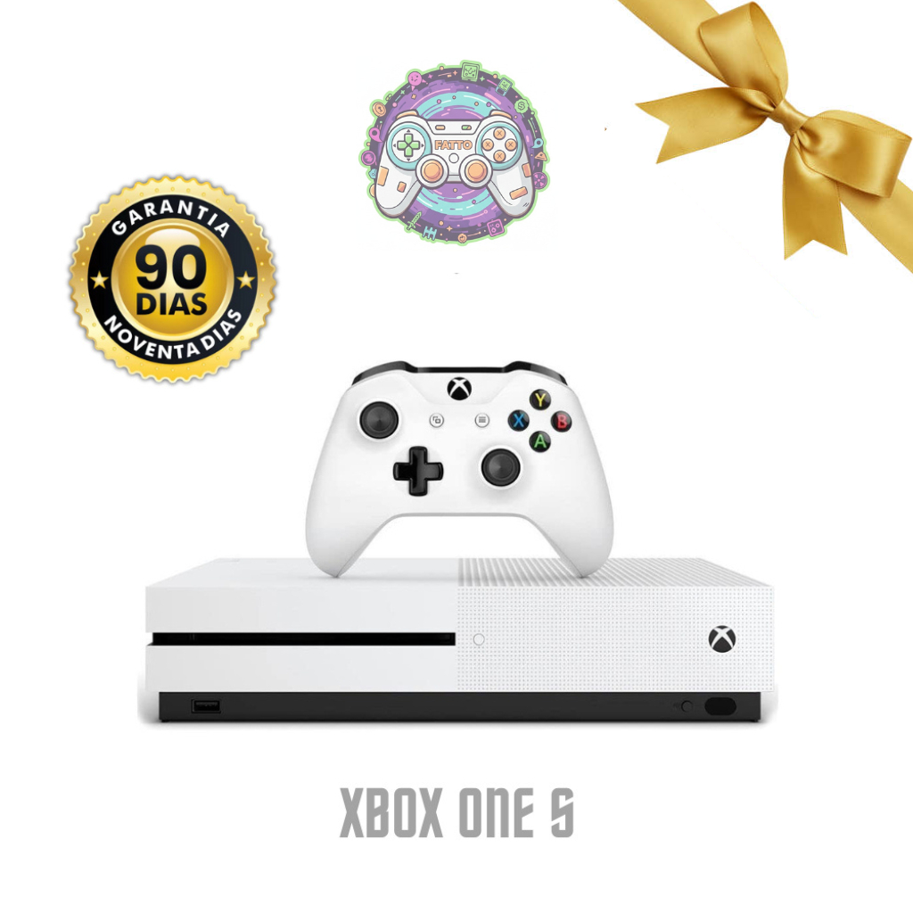 Xbox One S Ou Fat Video Game Completo 500gb Ou 1tb 1 Ou 2 Controle Semi