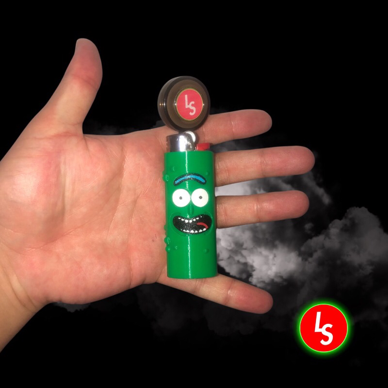 Rick and Morty Pickle Rick - Capinha de Isqueiro Bic Grande
