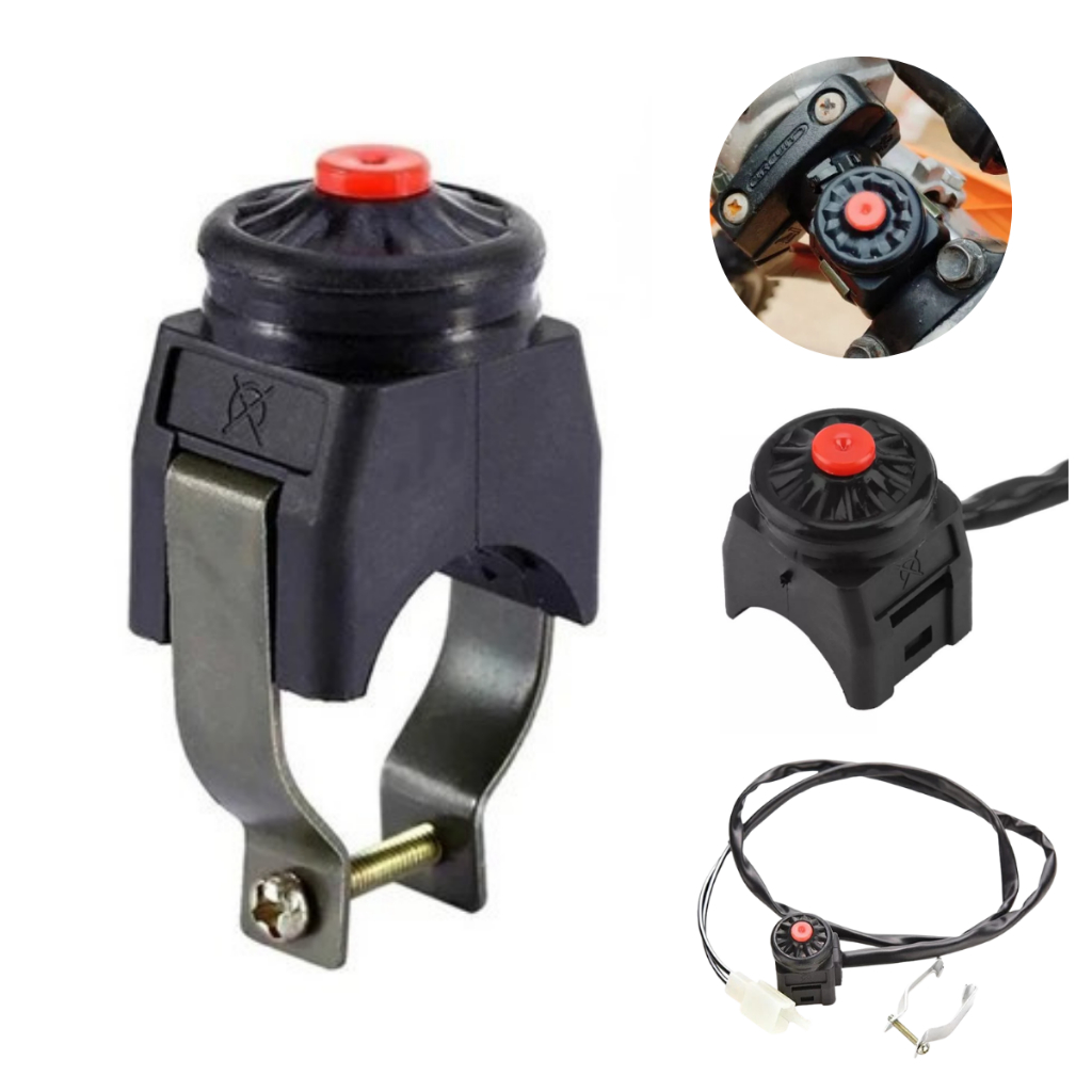 Botão Mata Motor Corta Corrente Moto Universal KTM/MXF/HONDA/GAS/SHERCO/YAMAHA