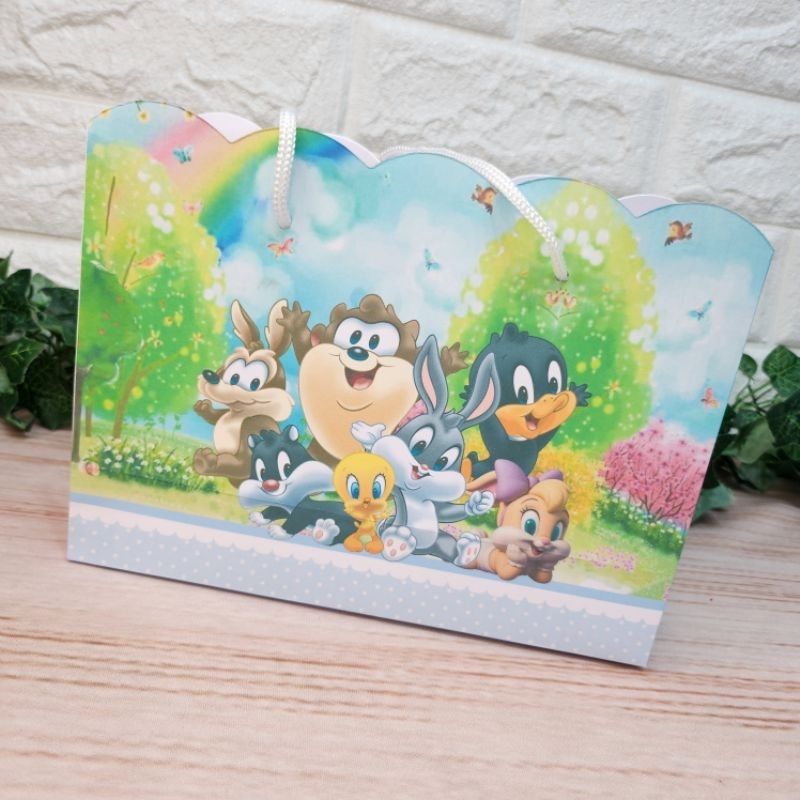 Sacolinha Baby Looney Tunes Personalizada l Sacolinha l Lembrançinha l Festa Infantil l Festa Baby Looney Tunes