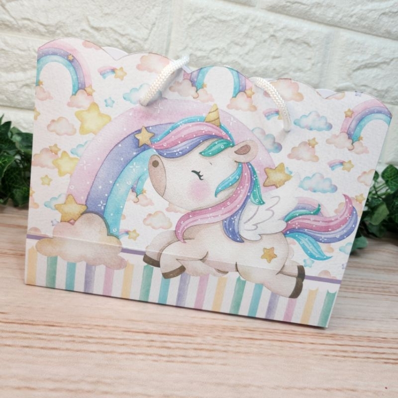 Sacolinha Unicórnio Personalizada l Sacolinha l Lembrançinha l Festa Infantil l Festa Unicórnio
