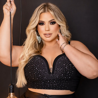 Blusa Cropped Plus Size Com Brilho Festa Elegante Decote V alça Aro
