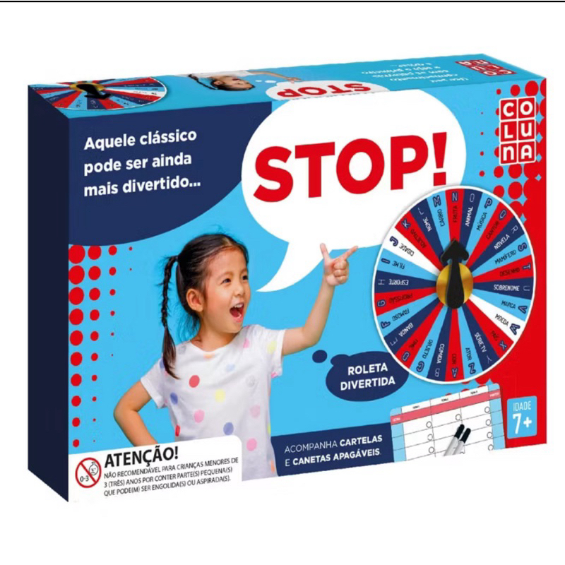 Kit 2 em 1 Jogos de Tabuleiro Stop e Forca Diversão em Família em Oferta na Shopee