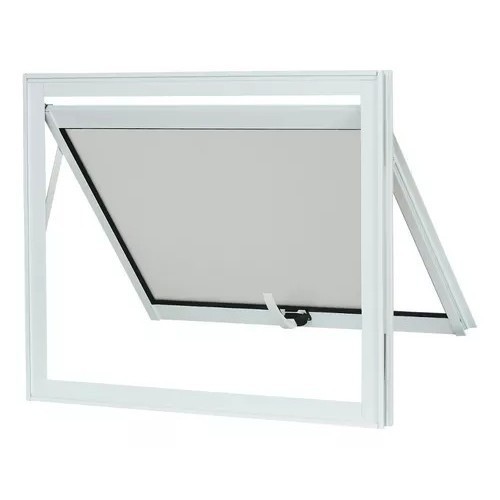Janela Maxim-ar Banheiro Esquadria Miniboreal 60x60 Branca