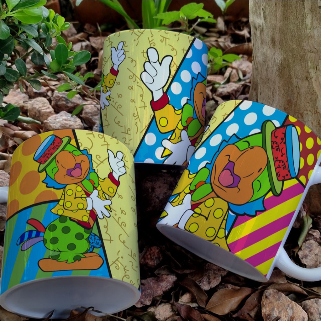 Caneca Personalizada Zeca Urubu Disney Colorida Porcelana