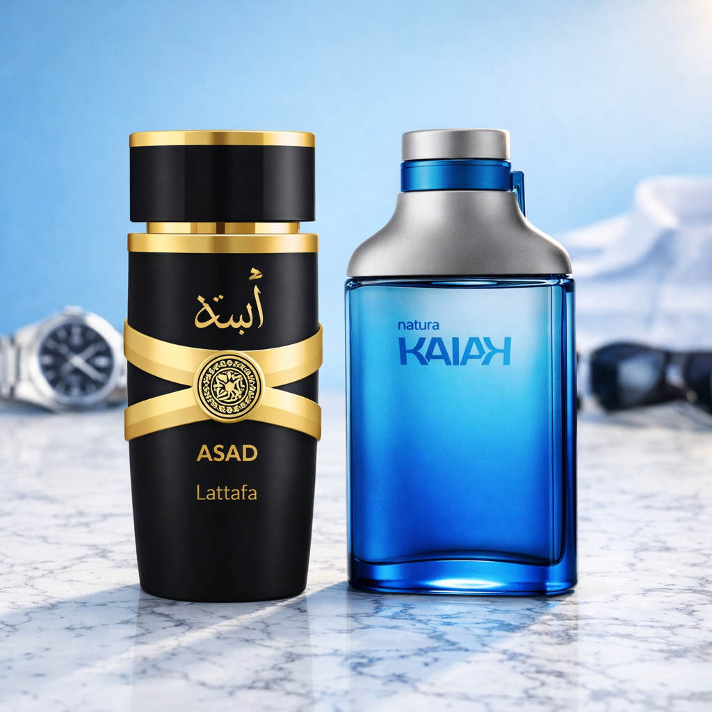 Kit De 1 Até 02 Perfumes Masculinos Asad e Kaik Alta Fixação Fragrância Marcante Dia e Noite em Oferta na Shopee