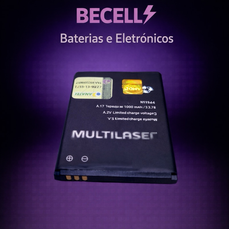 Bateria Mlb40 Compativel Multilaser Ms40 P9008 Nova + NF + Entrega Direta