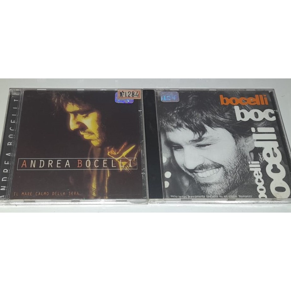 2 CD´s - Andrea Bocelli - IL Mare Calmo Della Sera & Con Te Partirò - Em Muito Bom Estado