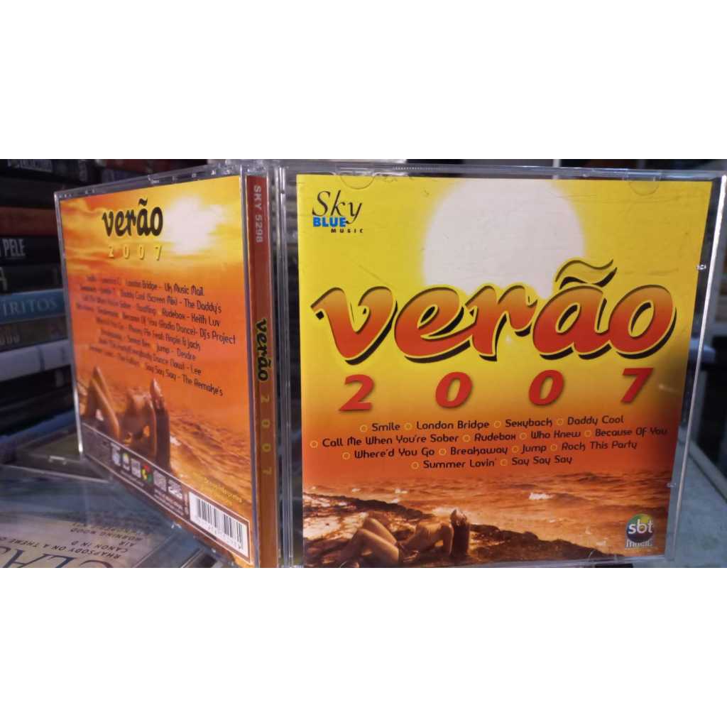 cd verão 2007 - Excelente  Sky Blue Music smile london bridge daddy cool breakaway jump rock this party summer lovin say