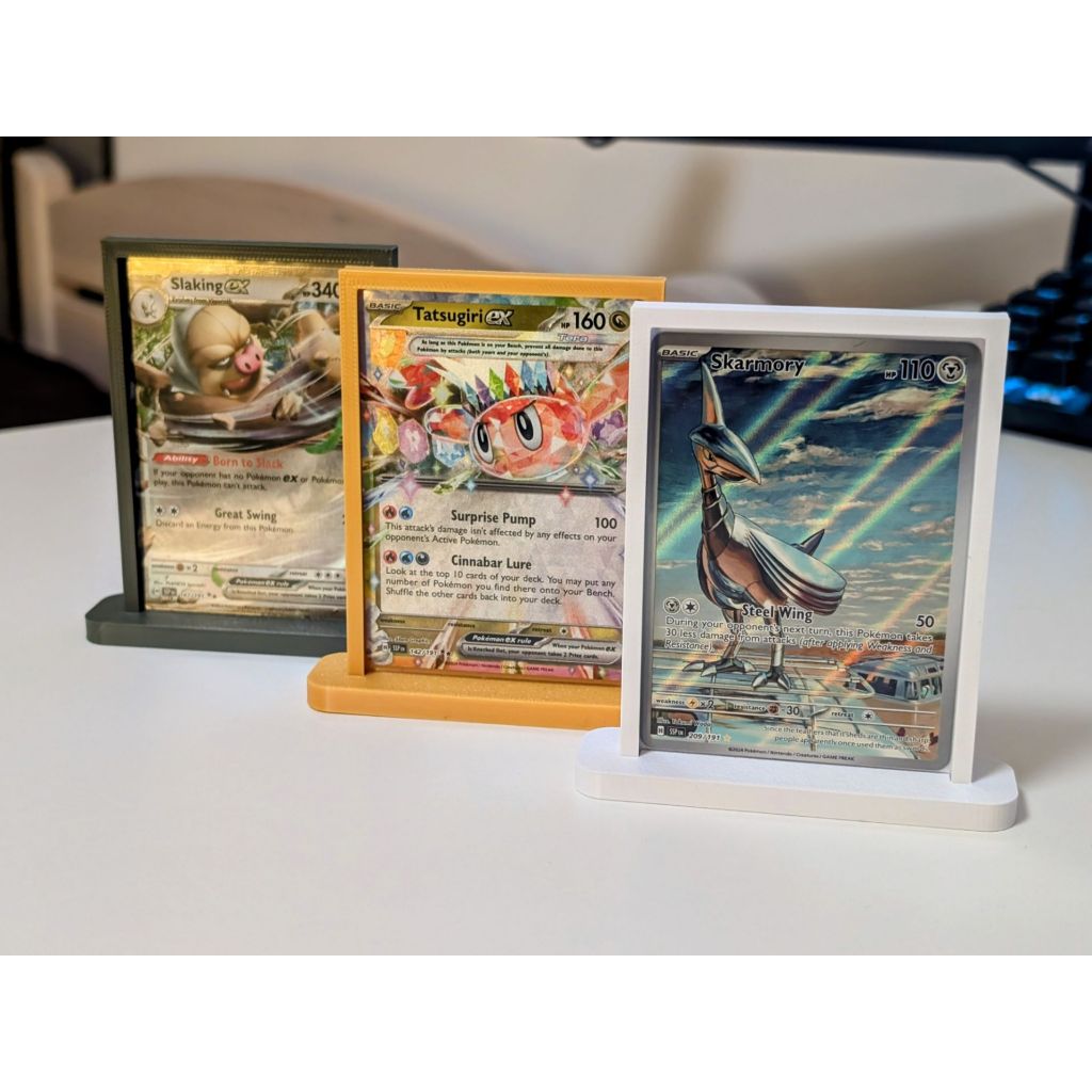 Suporte Expositor para Cards com Sleeve | Display de Cartas Pokémon, Magic e TCG