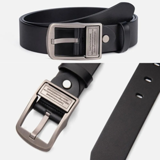 Cinto De Luxo Masculino Em Couro Pu Com Fivela De Metal em Oferta na Shopee