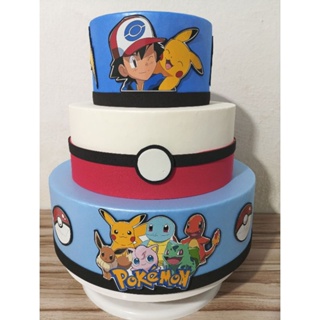 Bolo Fake 3 andares Pokémon em Oferta na Shopee