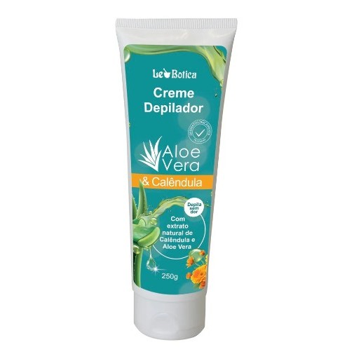 Creme Depilador sem dor Calêndula & Aloe Vera 250g Ref: 233
