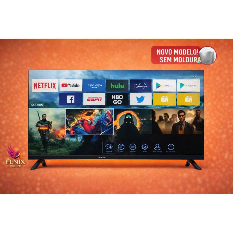 TV 32" Smart North Tech /Bluetooh/YouTube/HDMI/Netflix/Play Store/Wifi outros .. em Oferta na Shopee