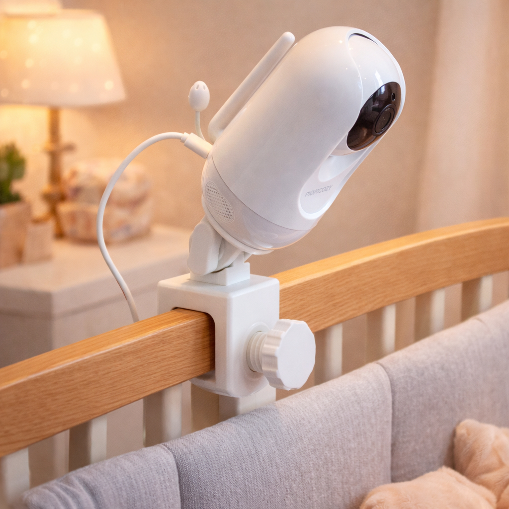 Suporte Babá Eletrônica para Berço Suporte Articulado TakTark BM911 BM812 BM813 BM815 Com Rosca em Oferta na Shopee