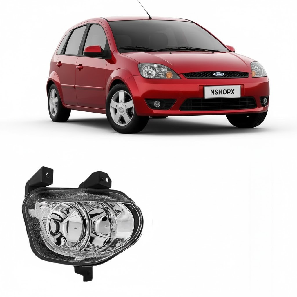 Farol Milha Auxiliar Fiesta 2003 2004 2005 2006 2007 Neblina em Oferta na Shopee