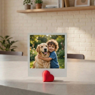 Suporte Porta Foto Polaroid Coração Instax Mesa Lembrancinha Casamento Festa Decoração - Kits 5 a 30 em Oferta na Shopee