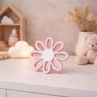 Enfeite Adorno Flor Florzinha  para Prateleira Decoração Infantil Quarto de Bebê em Oferta na Shopee