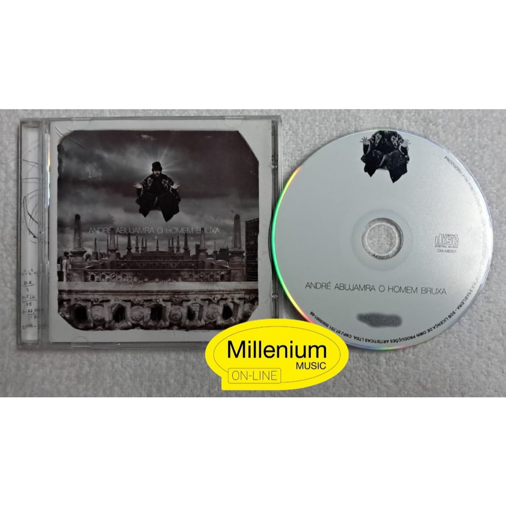 CD André Abujamra  O Homem Bruxa 2015 Original Gravadora Colecionado Ótimo Estado
