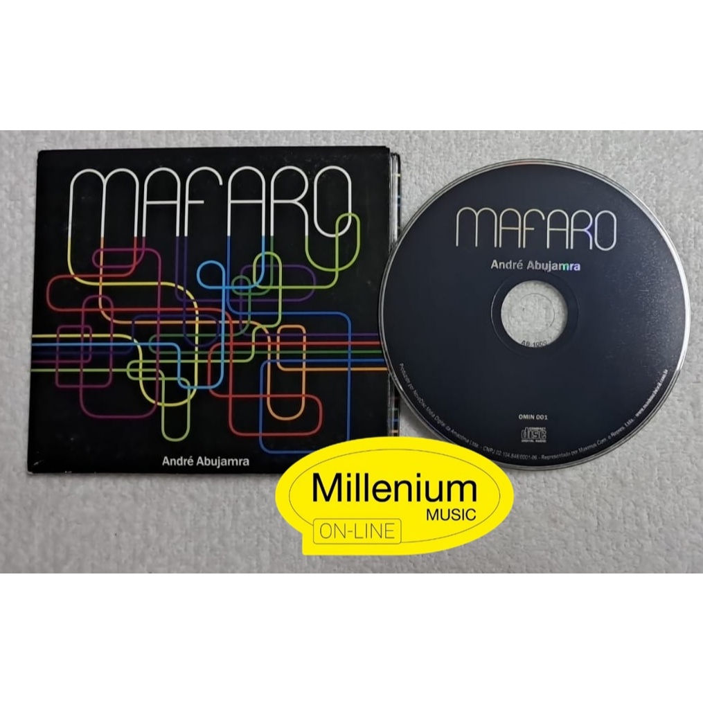 CD André Abujamra Mafaro 2010 Original Gravadora Colecionador Ótimo Estado
