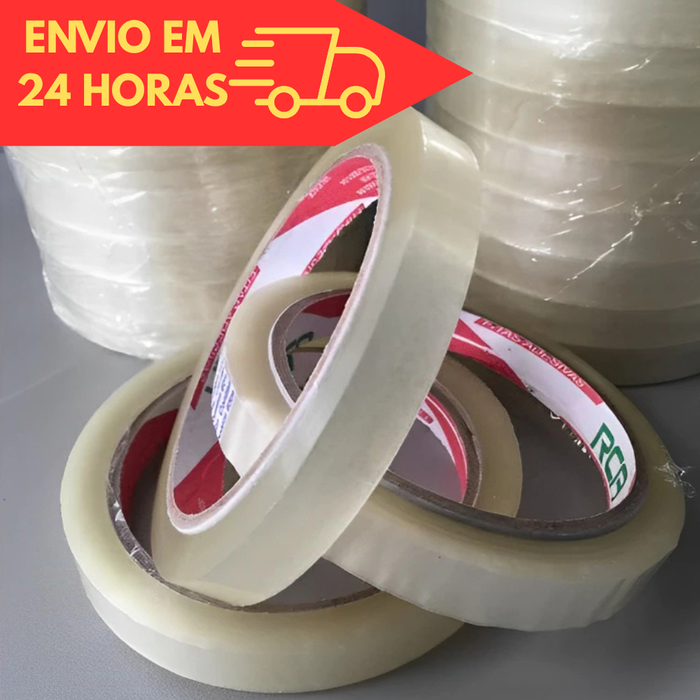 Fita Durex Transparente 18mm x 45m