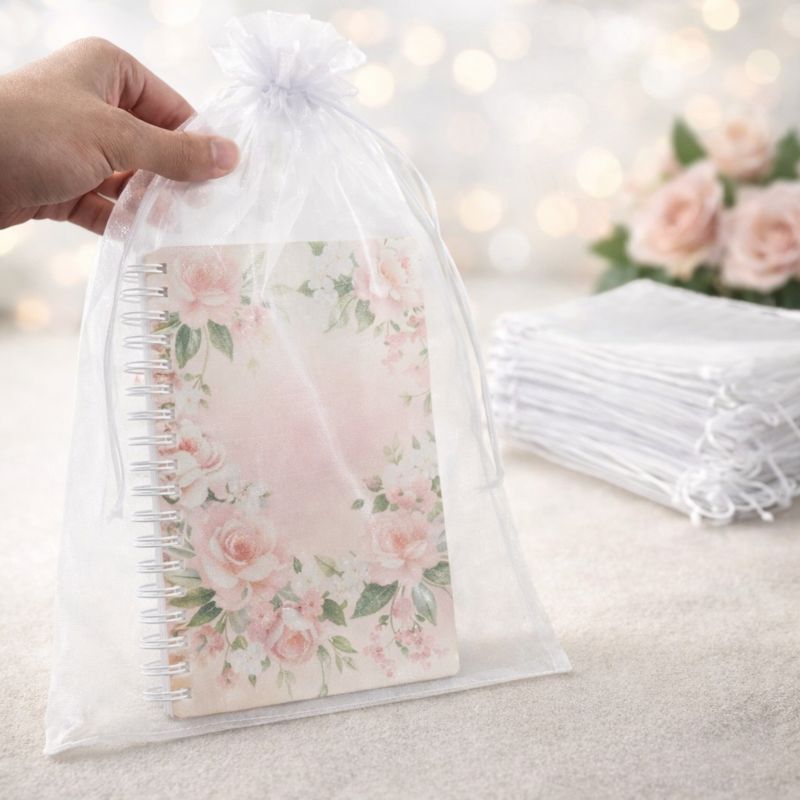 Saco de Organza 20x30 - 15 Unidades Maternidade Lembrancinha Presente