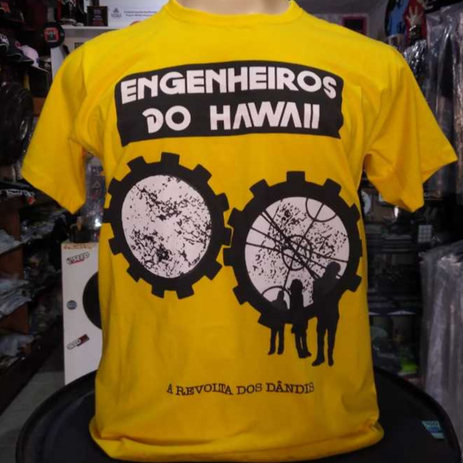 camiseta Engenheiros do Hawaii A Revolta dos Dândis  (Unissex) 100% Algodão. em Oferta na Shopee