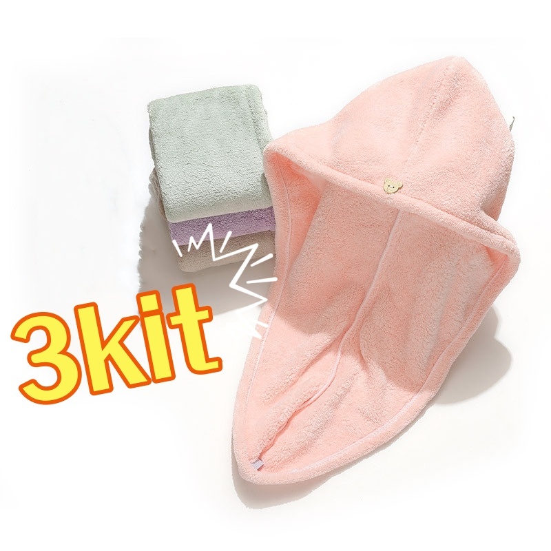 3  Unidades Toalha Mágica Feminina Com Uma Grande Capacidade De Absorção Da Agua