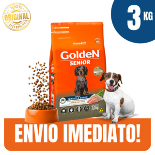 Ração para Cachorro Idoso Raças Pequenas Proteção Articular e Massa Magra 3kg - Envio Imediato em Oferta na Shopee