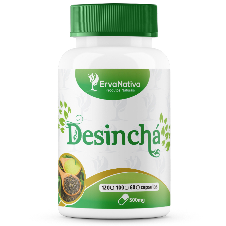 Desinchá 100 Cápsulas, 500mg - Erva Nativa