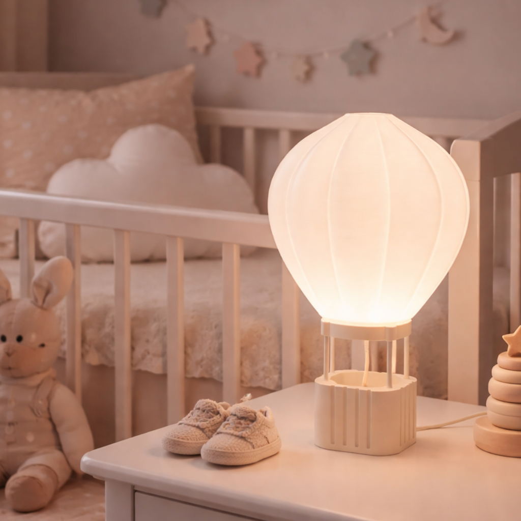 Luminária Abajur Balão Infantil Led Quarto Bebê Menina Menino em Oferta na Shopee